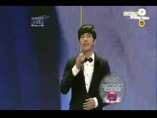 Seunggi and hyojoo sing at 2009 sbs drama awards [k1te8r6 tns]