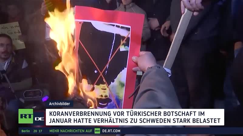 Schwedische polizei erlaubt protest mit koranverbrennung