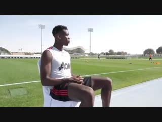 Just another day at the office for @paulpogba mufc