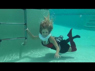 @trinamason clothed underwater filmed by sky captain gannon