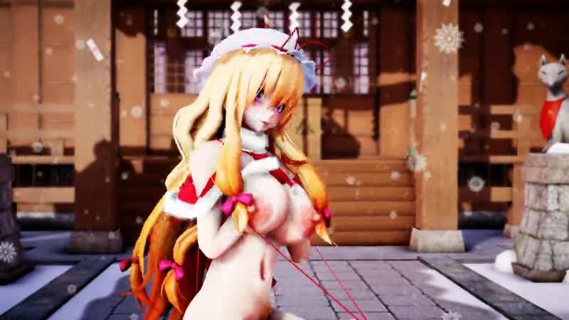 Yukari porn video – Mmd christmas yukari futa