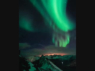 Lady aurora sweeping over the landscape of tromsø 🌌 who would you watch this with video by @vegasti1 #norges fotografer