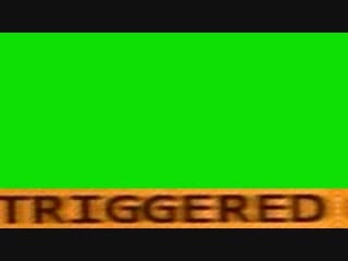 Triggered video effect green screen with sound mp4