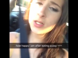 Ashley Adams Rides In A Car And Sings A Song 