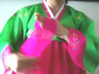 Korean hanbok how to tie an otkorum