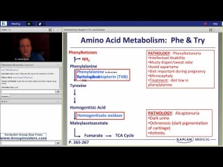 32nd lecture kaplan step 1 ca biochemistry metabolism brooks july 11, 2015