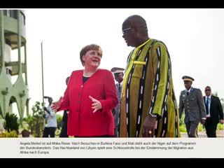 Shvid merkel auf steuerzahlerkosten auf afrika reise schon wieder mal