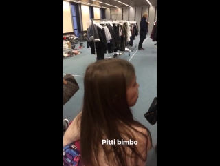 За кулисами показа «pitti bimbo'84»