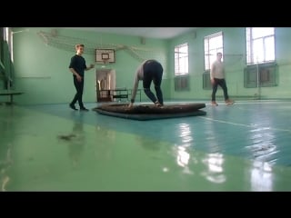 Back somersault and front flip