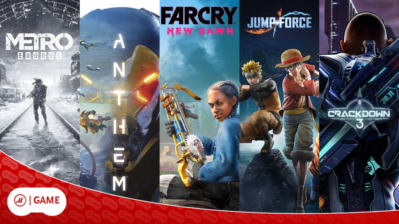 Metro exodus, anthem, far cry new dawn, jump force и crackdown 3