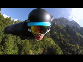 Gopro majestic wingsuit flight in switzerland fox