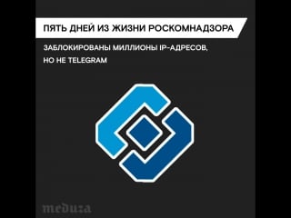 Пять дней борьбы роскомнадзора с telegram