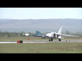 Авиация на полигоне в забайкалье в рамках восток 2018