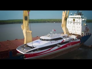 Bbc hudson, vung tau, vietnam loading catamaran