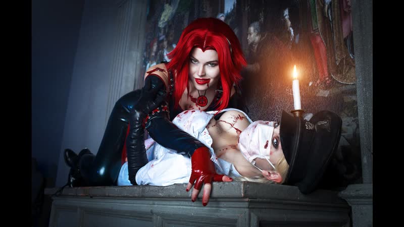 Хочу чтобы меня сожрала вот такая кровосися в латексе (стрим bloodrayne 2)