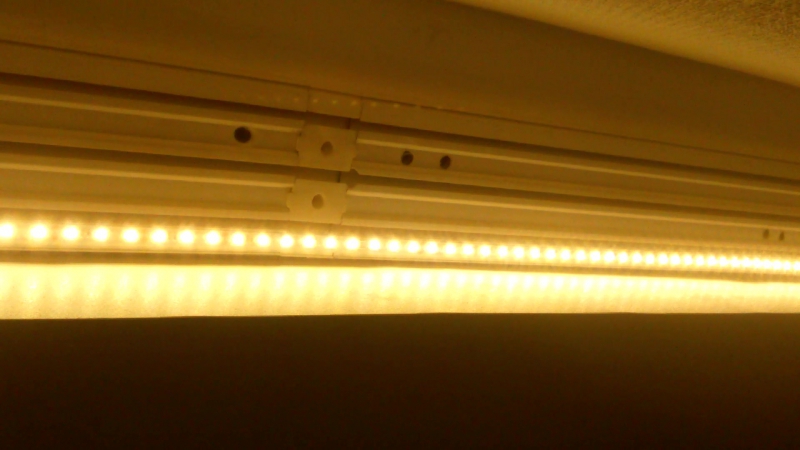 Скрытая ниша с подсветкой