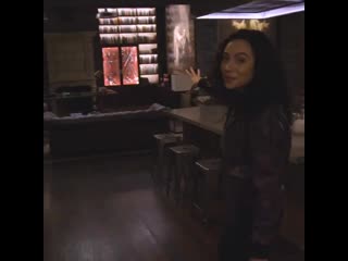 Aurora is giving you a tour of the prodigal son set