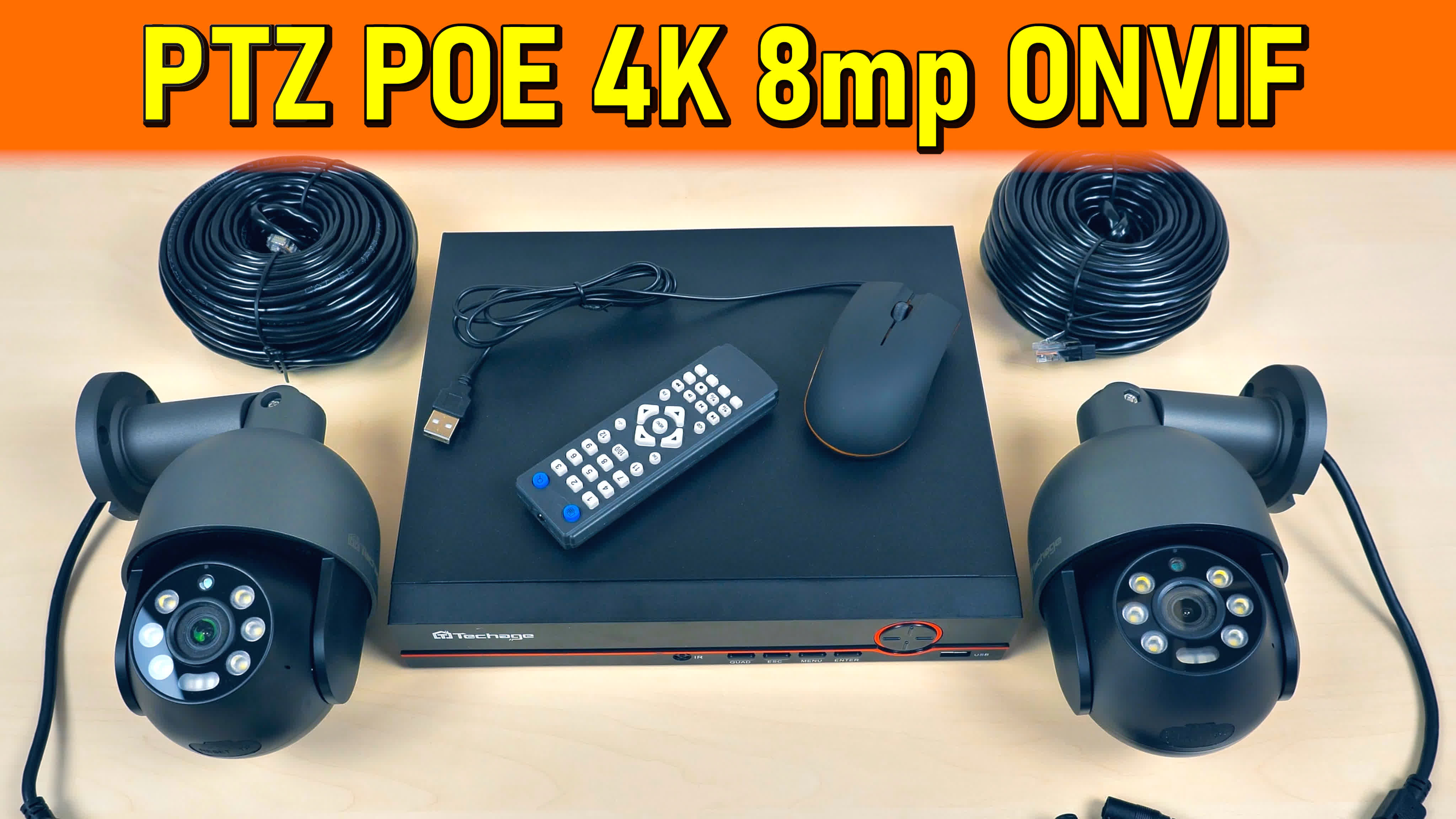 💥 4k poe onvif xmeye icsee 👉 умная система видеонаблюдения techage с  поворотными камерами - BEST XXX TUBE