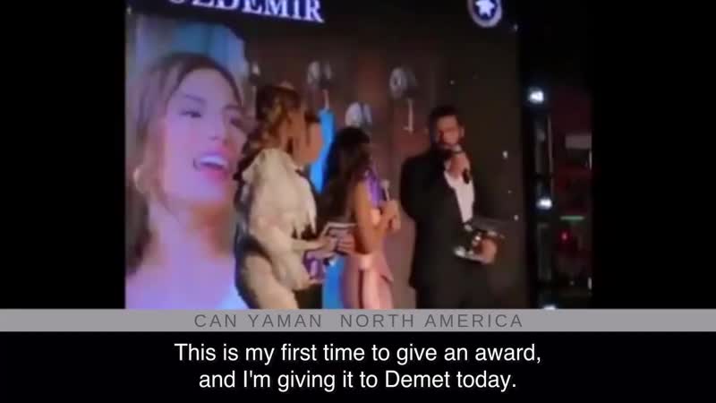 Can yaman and demet ozdemir ❖ quality awards ceremony ❖ english ❖ 2019