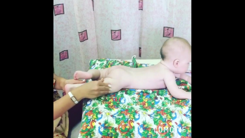 Упражнение "поза эмбриона"успокаивающе действует н массаж на дому