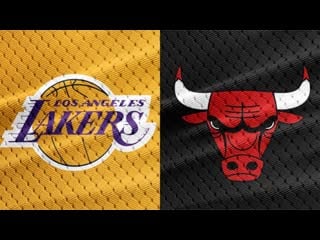 Баскетбол nba los angeles lakers vs chicago bulls [eng comments]