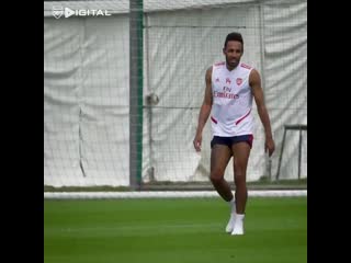 @aubameyang7 turning on the afterburners! a new behind the scenes training edit is now available