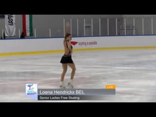 Loena hendrickx – fs – budapest trophy 2020