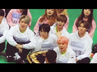 [20170116] monsta x fancam @ idol star athletics championships 2017
