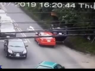 Car accident and rollover