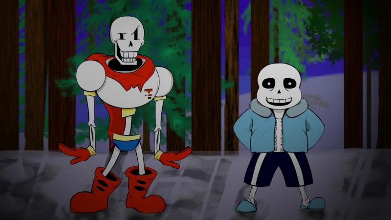 Undertale fanimation spooky scary skeletons