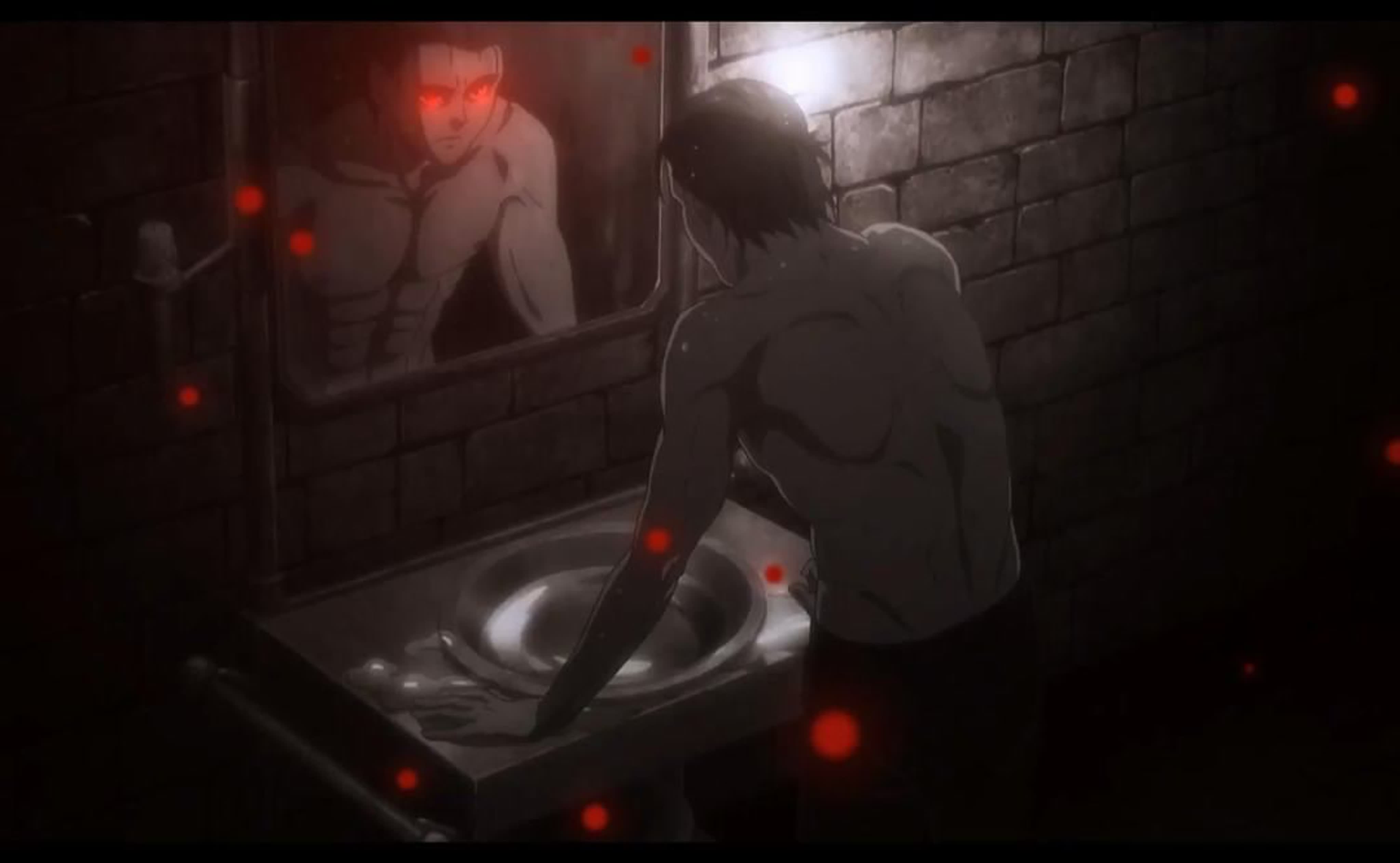 Two figures entwined in passion