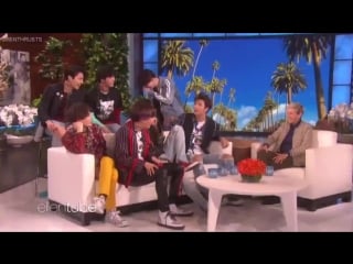 [video] отрывок из ellen show @180525