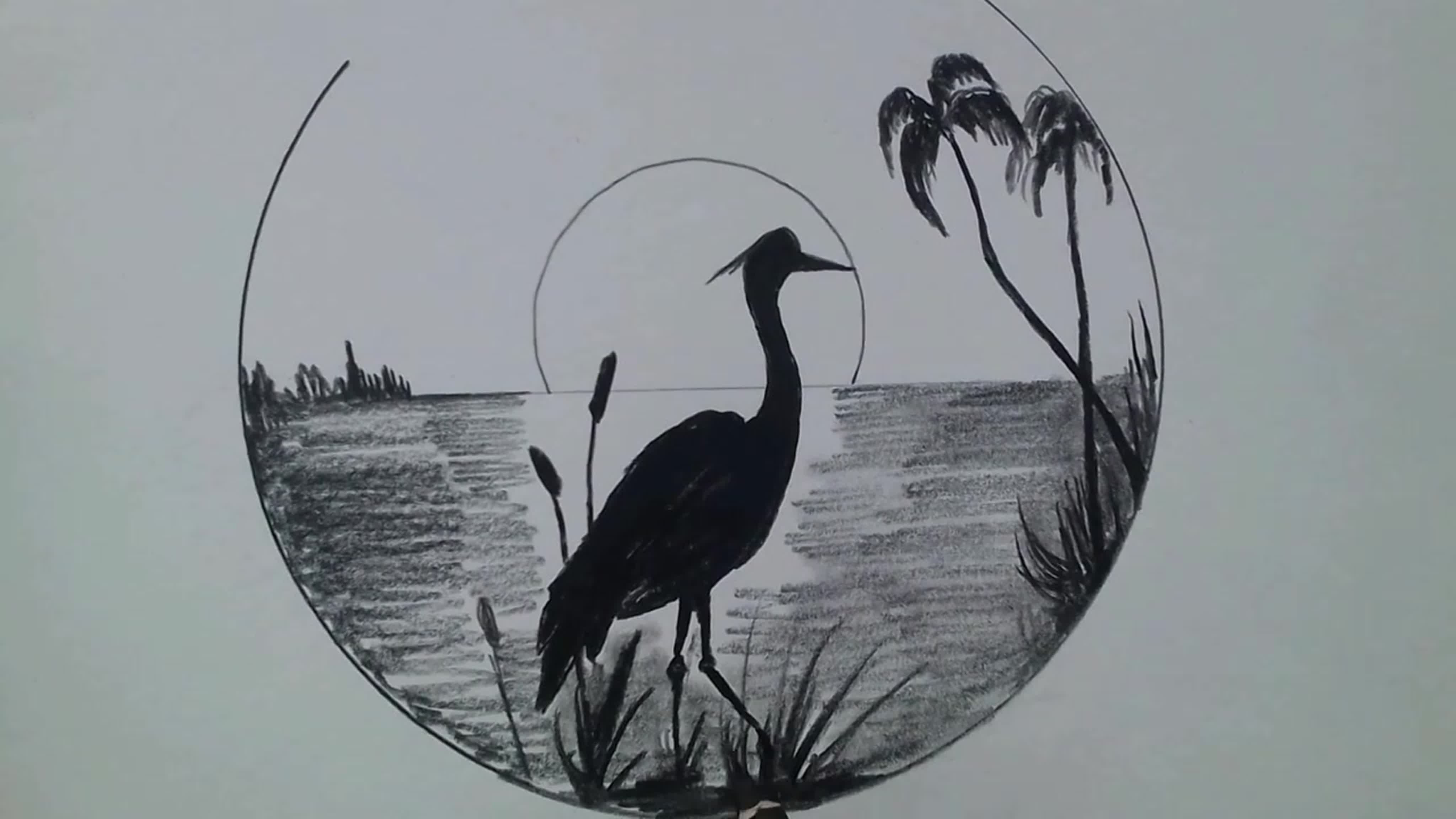 02 how to draw easy scenery drawing with pencil drawing ideas watch online