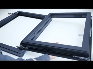 Schüco aluminium fenstersysteme mit simply smart technologie
