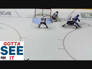 Gotta see it elias pettersson’s no look pass from knees sets up brock boeser for goal