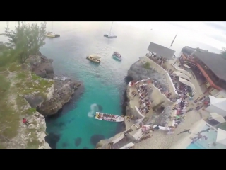 Porn cliff diving at ricks cafe