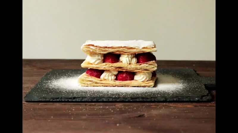 🍓 мильфей с клубникой 🍓