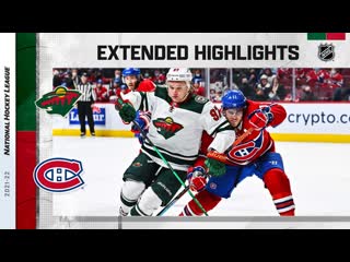 Minnesota wild vs montreal canadiens apr 19, 2022 highlights