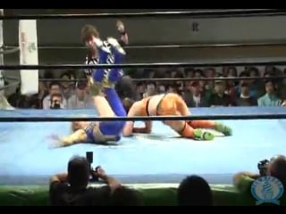 5 235, aoi kizuki, maya yukihi vs akane fujita, makoto, miyako matsumoto (ice ribbon 5/4/15)