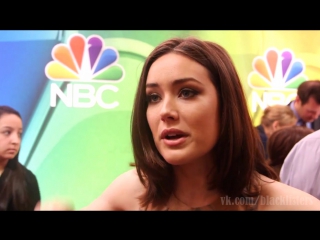 The blacklist / megan boone 2015 nbc upfronts red carpet interviews / 720