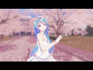 【mmd】 未来景イノセンス miraikei innocence 『初音ミク hatsune miku』 【anime style mmd】