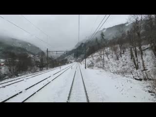 Train drivers chat trip from bergen to myrdal and voss 0001