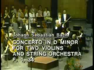 Bach concerto for two violins d moll vivace