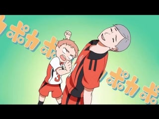 × haikyuu! × yaku lev poka poka ×