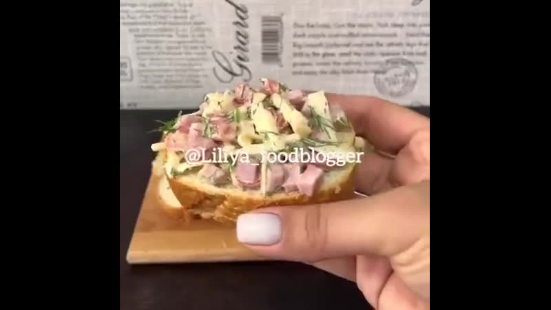 Бутерброды «ленивая пицца» (1) mp4