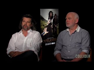 Outlander ronald d moore and gary lewis talk fans, partridge family socks and more