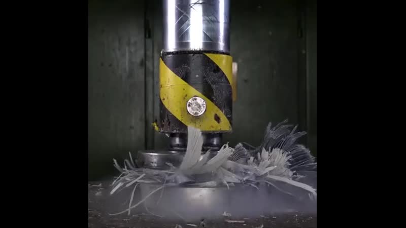 Duct tape vs hydraulic press