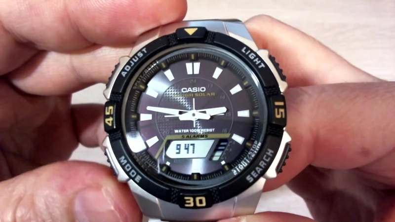 Casio aqs800wd 1ev slim solar multi function analog digital watch (2)