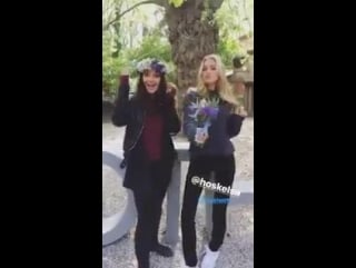 27/04 | elsa hosk via nilam farooq's instagram story