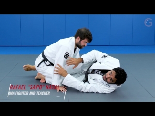 Rafael sapo natal sweep from half guard with kimura